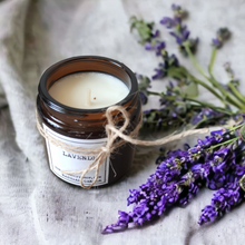Load image into Gallery viewer, LAVENDER  natural wax candle
